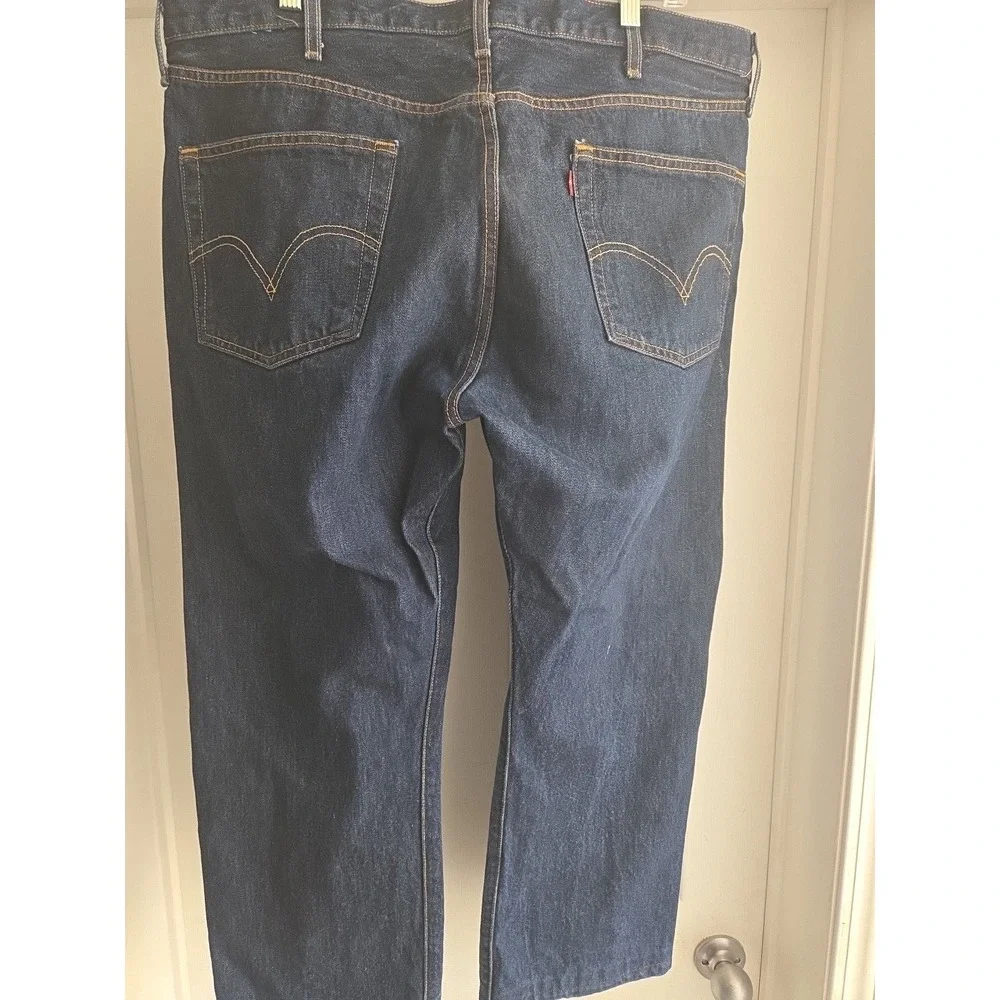 Vtg‎ 90s Levi's Jeans 501-0115 Button Fly USA Made Mens Size 40/30 Dark Wash
